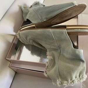 Blue jean sandal for women